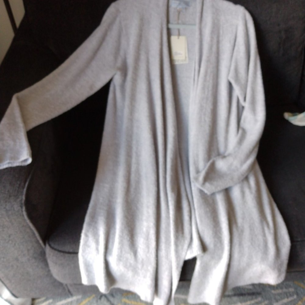 💫 BAREFOOT DREAMS | COZYCHIC LITE CALYPSO WRAP HEATHERED CHAMBRAY PEARL